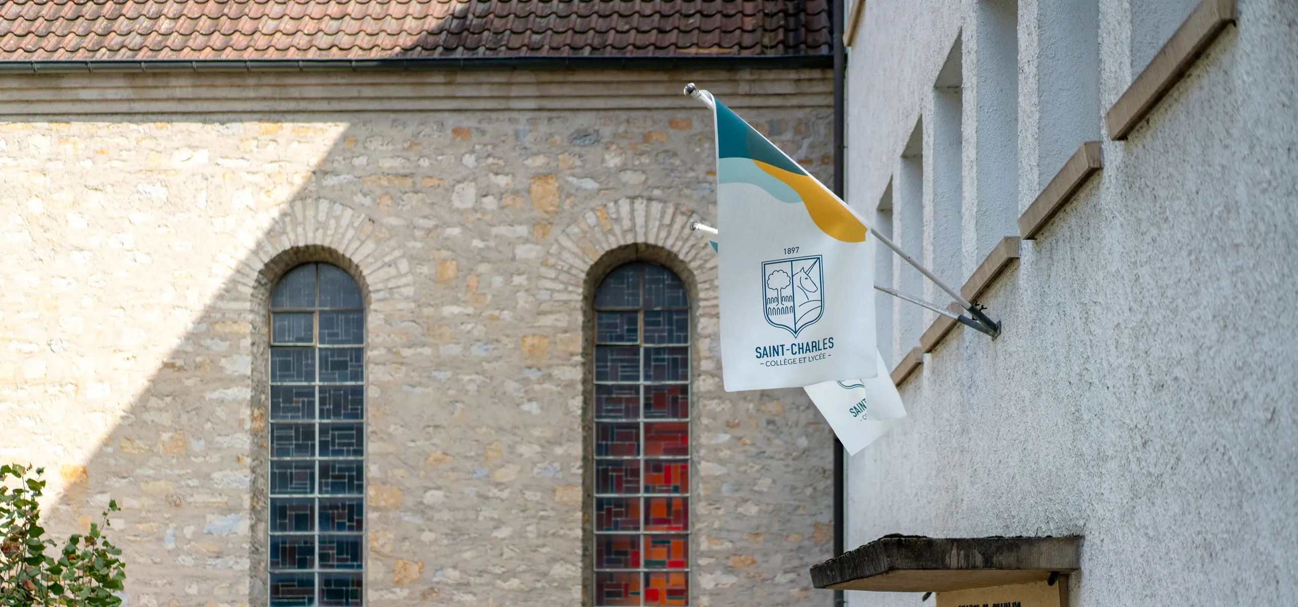 Saint Charles School's flag