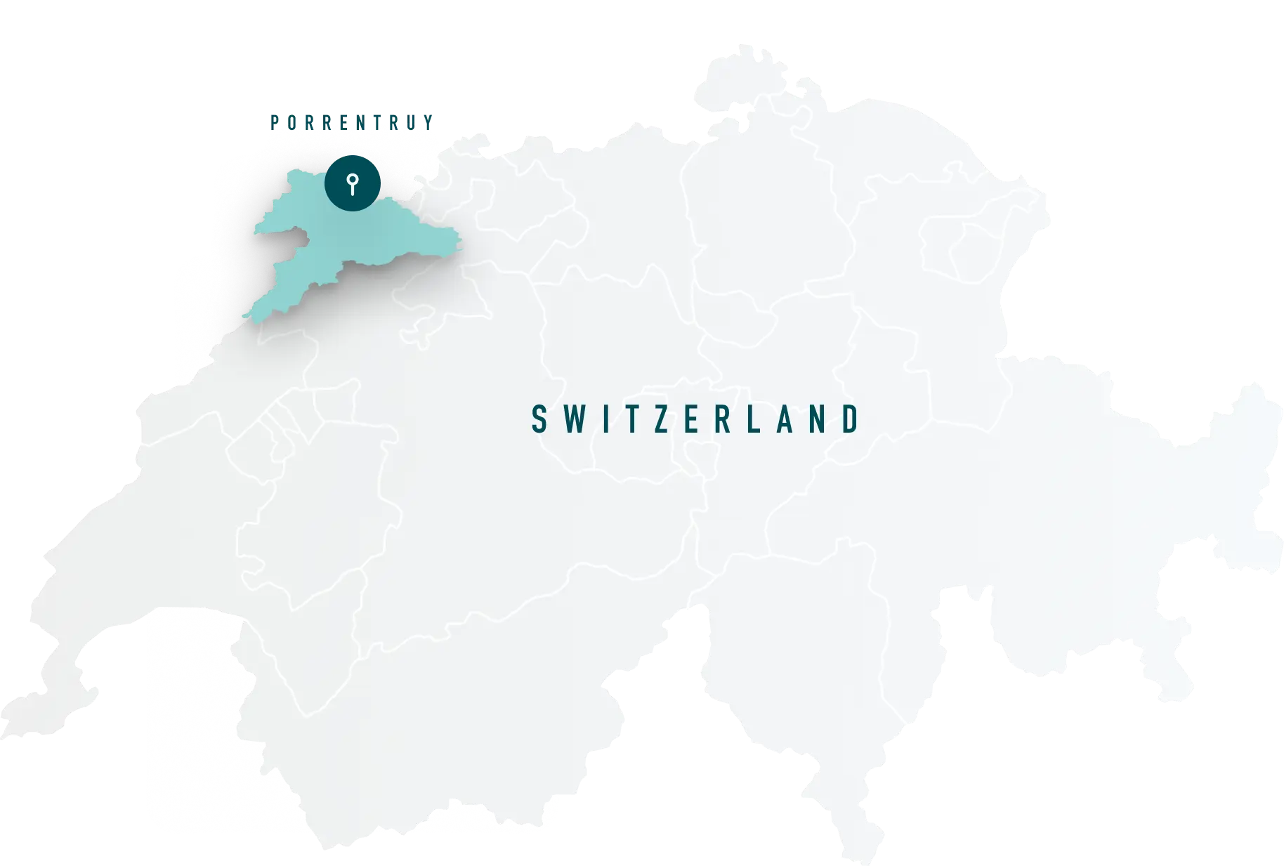 Map of Switzerland